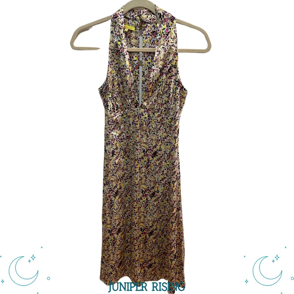 Catherine Malandrino | Silk Midi Dress | Size 4
